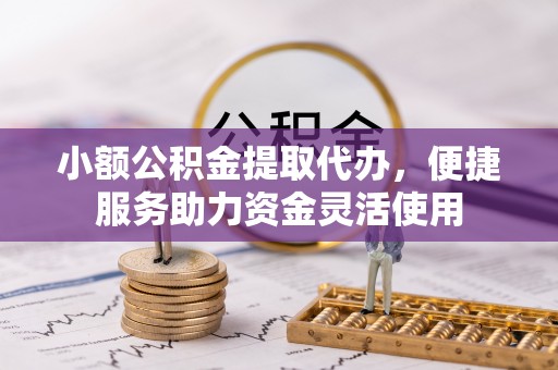 屯昌小额公积金提取代办，便捷服务助力资金灵活使用